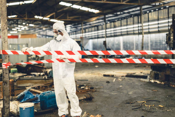 Professional Crime Scene Cleanup technician working in Calverton, NY